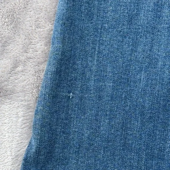 FRAME Le Crop Mini Boot Jeans Womens 24 Blue Medium Wash High Rise Denim - Picture 13 of 15